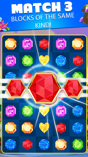 Jewel Match Fantasy: Gems And Jewels Match 3 - Image screenshot of android app