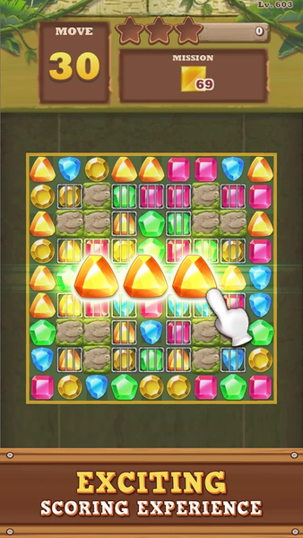 Jewels Classic - Jewels Crush - عکس بازی موبایلی اندروید