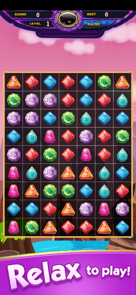 Pop Jewels Blast Match ۳ Puzzl - عکس بازی موبایلی اندروید