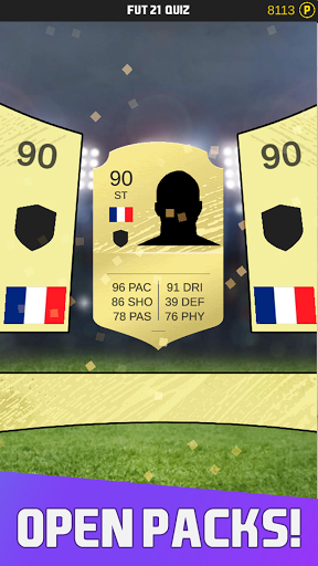 FUT 21 QUIZ - Guess the FUT player 2021 - Gameplay image of android game