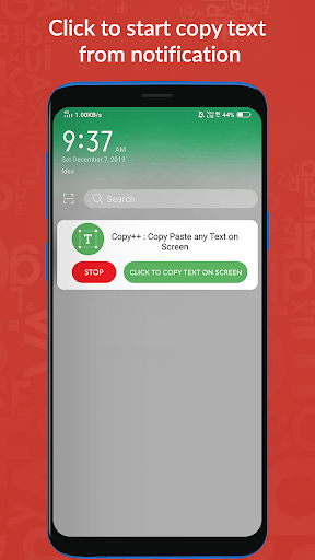 Copy Paste any Text on Screen - Image screenshot of android app