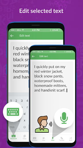 Copy Paste any Text on Screen - عکس برنامه موبایلی اندروید