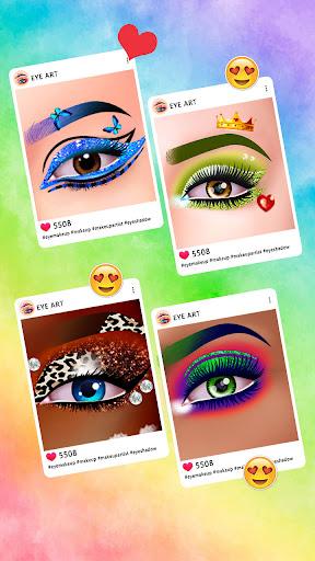 Eye Art Makeup Games for girls - عکس برنامه موبایلی اندروید