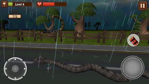 Snake Attack 3D Simulator - Gameplay image of android game