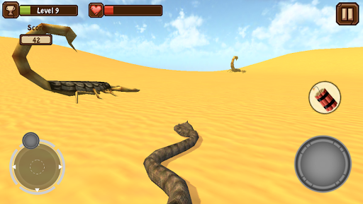 Snake Attack 3D Simulator - Gameplay image of android game