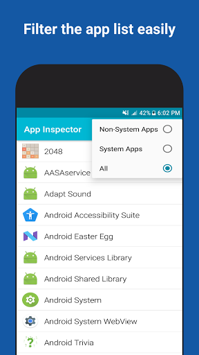 App Inspector - عکس برنامه موبایلی اندروید