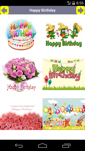 Happy Birthday, Card, GIF, Video (2M+ Installs) - عکس برنامه موبایلی اندروید