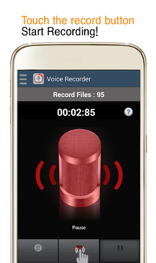 Voice Recorder -  MP3 Record - عکس برنامه موبایلی اندروید