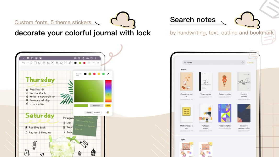 Jnotes:Note-Taking&Editor PDF - عکس برنامه موبایلی اندروید