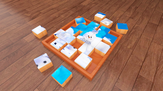 Number Wood Jigsaw - Gameplay image of android game