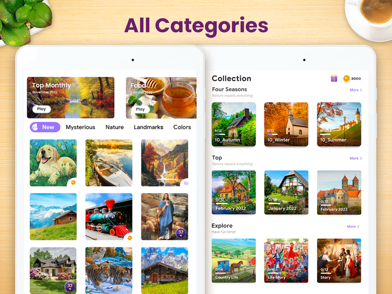 Jigsaw Puzzles -HD Puzzle Game - عکس بازی موبایلی اندروید