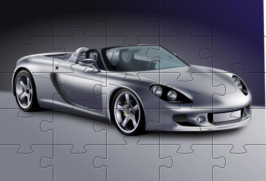 Car jigsaw puzzles - عکس بازی موبایلی اندروید