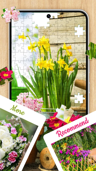 Jigsaw Puzzles, HD Puzzle Game - Gameplay image of android game