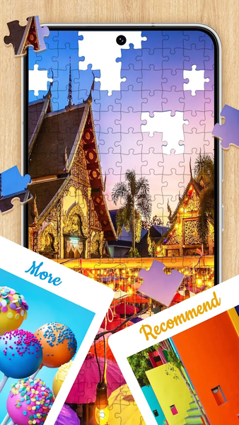 Jigsaw Puzzles, HD Puzzle Game - Gameplay image of android game