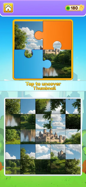 Jigsaw Collage Puzzle - Gameplay image of android game