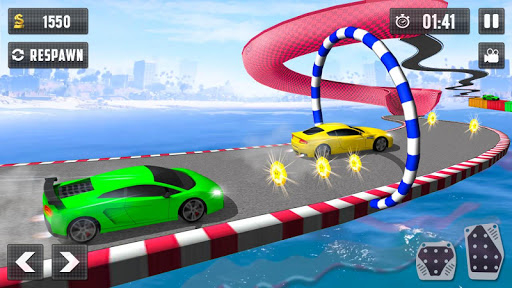 Car Driving & Racing On Crazy Sky Tracks (by CrAzy Games) Android Gameplay  [HD] 