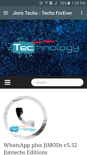 JimTechs App - عکس برنامه موبایلی اندروید