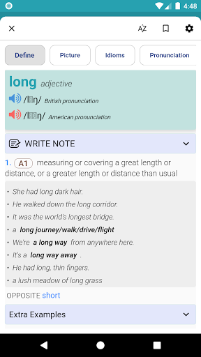 English Learners Of Dictionary - عکس برنامه موبایلی اندروید