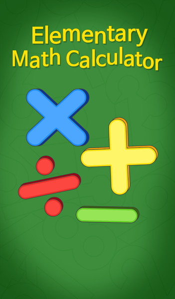 Elementary Math Calculator - عکس برنامه موبایلی اندروید