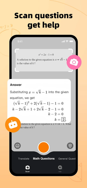 Quiz.AI - Math Problem Solver - Image screenshot of android app