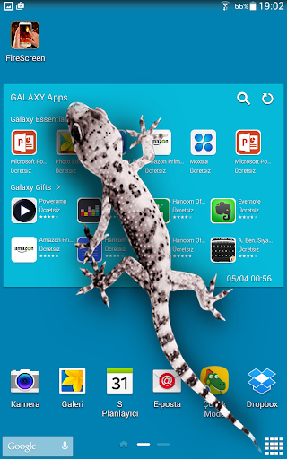 Lizard  on phone  prank - Image screenshot of android app