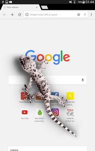 Lizard  on phone  prank - عکس برنامه موبایلی اندروید