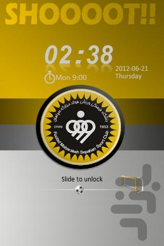 GO Locker Sepahan Theme - Image screenshot of android app