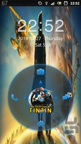TINTIN GOLocker Theme - Image screenshot of android app
