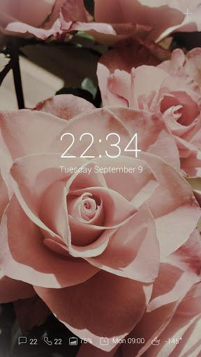 (FREE) Blossom GO Locker Theme - Image screenshot of android app