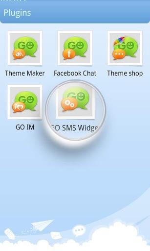 GO SMS Pro Theme Maker plug-in - Image screenshot of android app