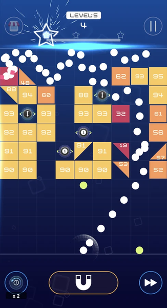 Bricks Breaker Origin - Gameplay image of android game