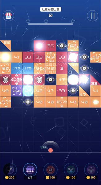 Bricks Breaker Origin - Gameplay image of android game