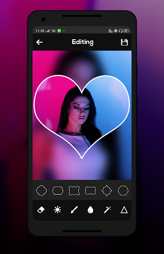 Focos - DSLR Auto Blur Effect - Image screenshot of android app
