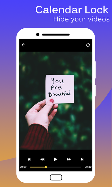 Calendar Lock - Photo vault - Image screenshot of android app