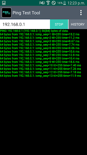 Ping Test Tool - Image screenshot of android app