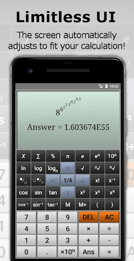 Full Scientific Calculator - عکس برنامه موبایلی اندروید