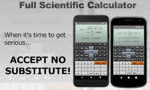 Full Scientific Calculator - عکس برنامه موبایلی اندروید