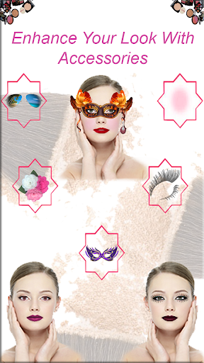 Camera Makeup Face Editor - عکس برنامه موبایلی اندروید