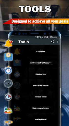 Gym Fitness Workout: Gym Coach - عکس برنامه موبایلی اندروید