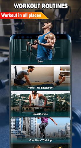 Gym Fitness & Workout Trainer - عکس برنامه موبایلی اندروید