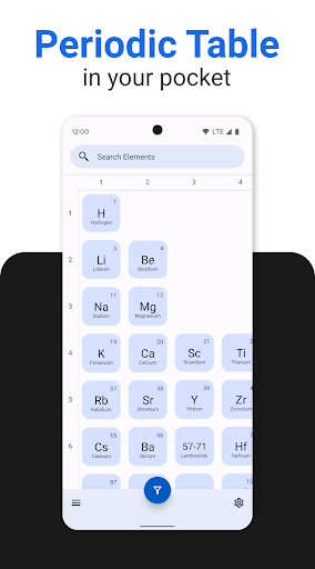 Periodic Table - Atomic - عکس برنامه موبایلی اندروید