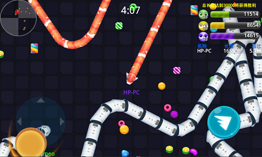 Happy greedy snake fight - Image screenshot of android app