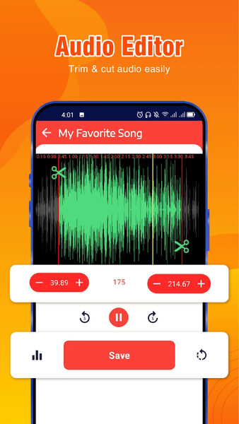 Audio Editor: Ringtone Maker - Image screenshot of android app