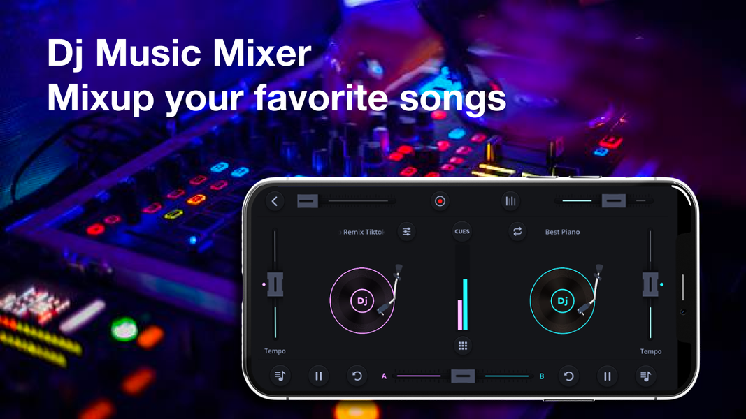 DJ Music Mixer - Music Player - عکس برنامه موبایلی اندروید