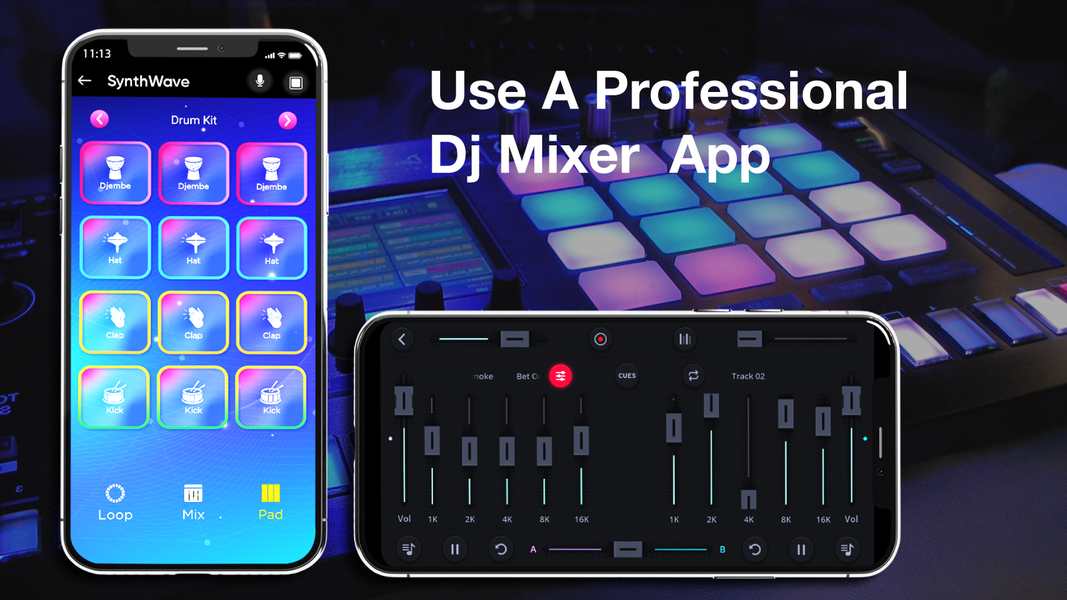 DJ Music Mixer - Music Player - عکس برنامه موبایلی اندروید