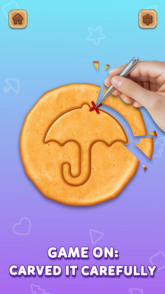 Dalgona Cookie Relaxing Games - Gameplay image of android game