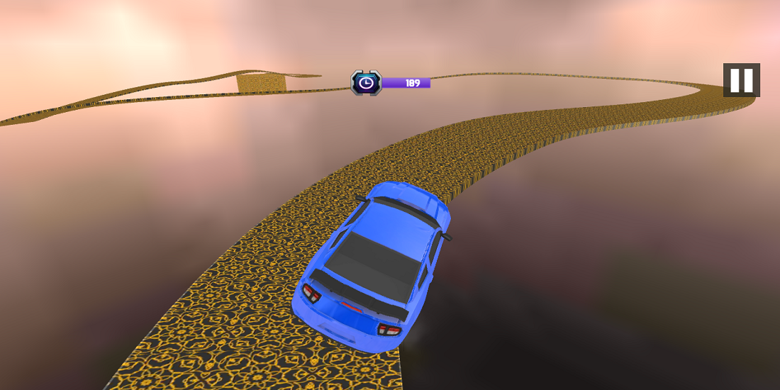 The ultimate car track offline - Gameplay image of android game