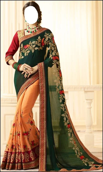 Women Fashion Chiffon Sarees - Image screenshot of android app