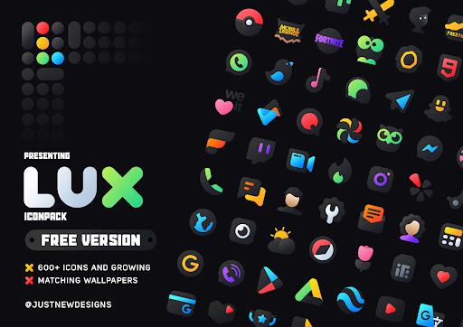 LuX IconPack - Image screenshot of android app