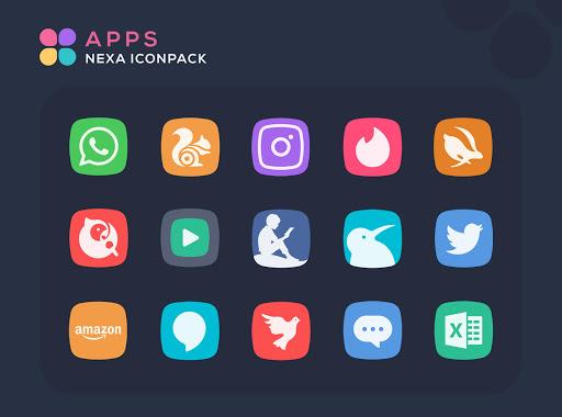 Nexa Icon Pack - عکس برنامه موبایلی اندروید